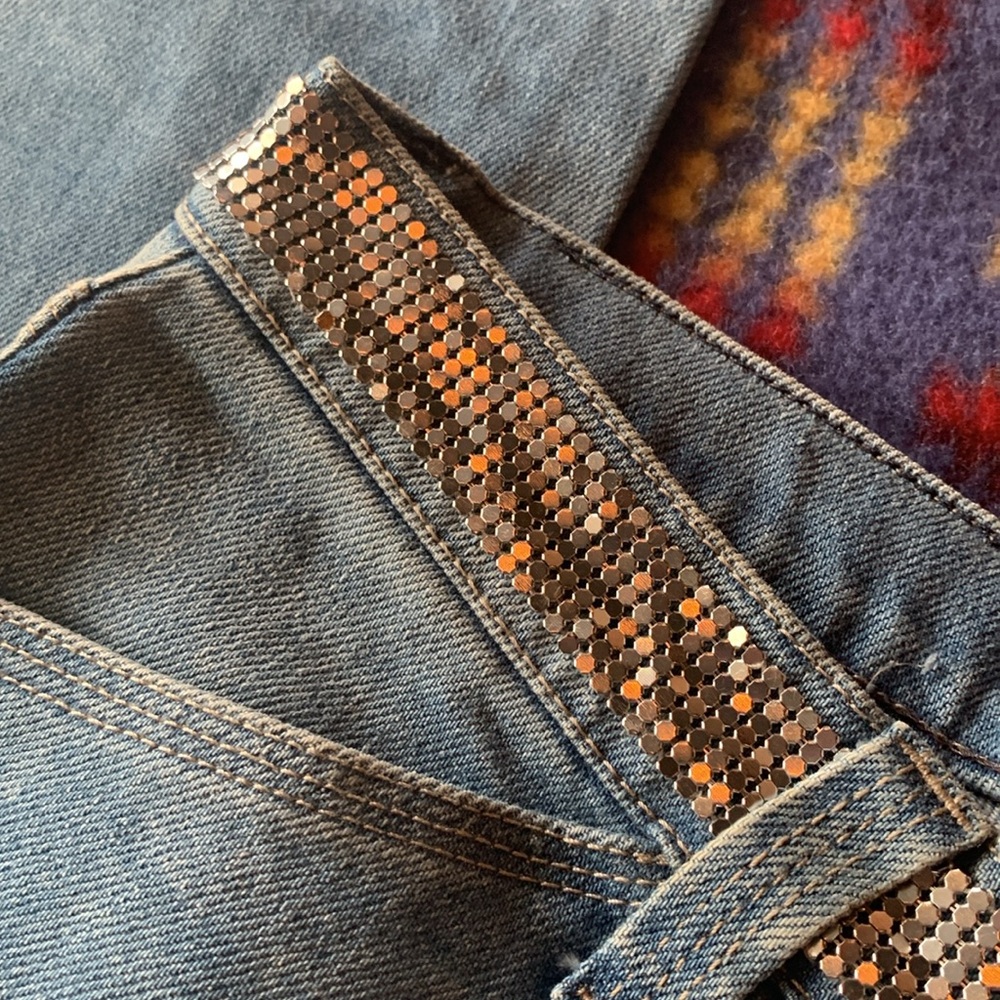 Brand New Jeans with Metal Accents by Blumarine - Picture 3 of 6